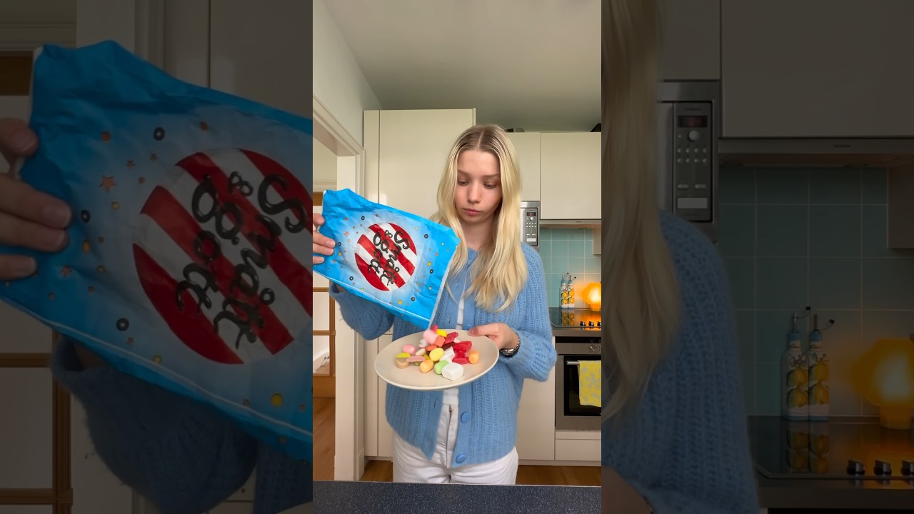 Trying Swedish candy 