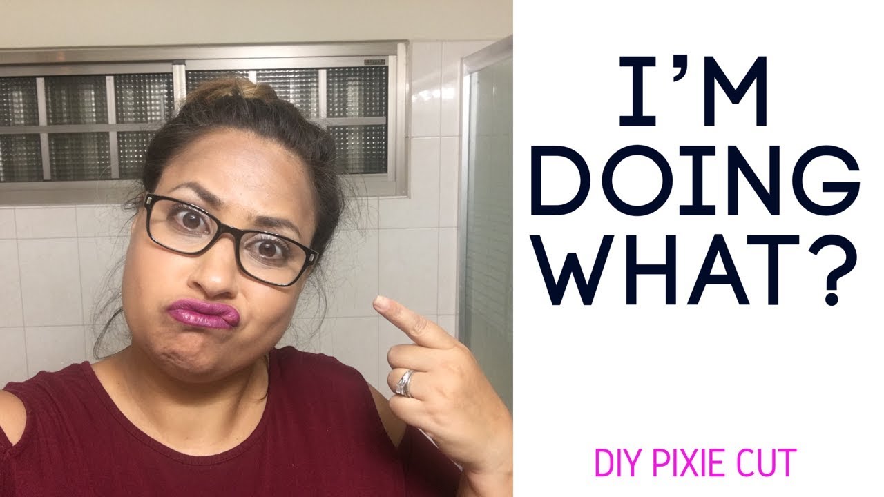 I CUT MY OWN HAIR | DIY | PIXIE CUT
