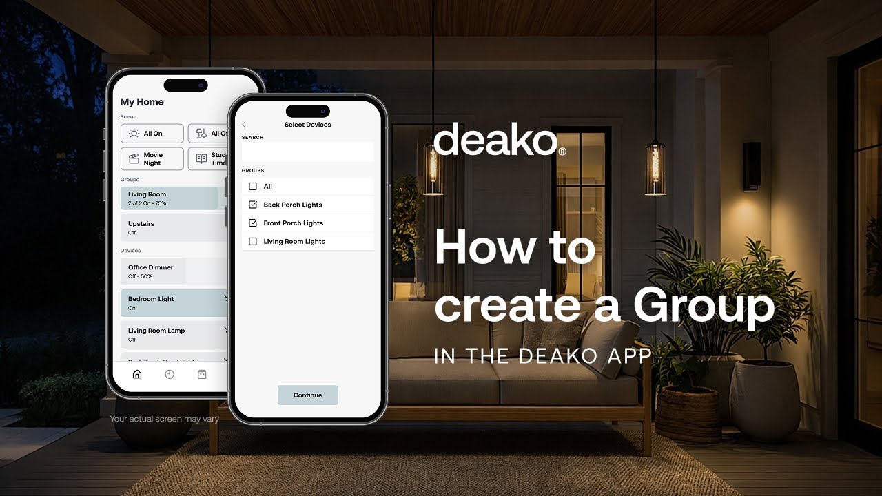 How to create a Group in the Deako App