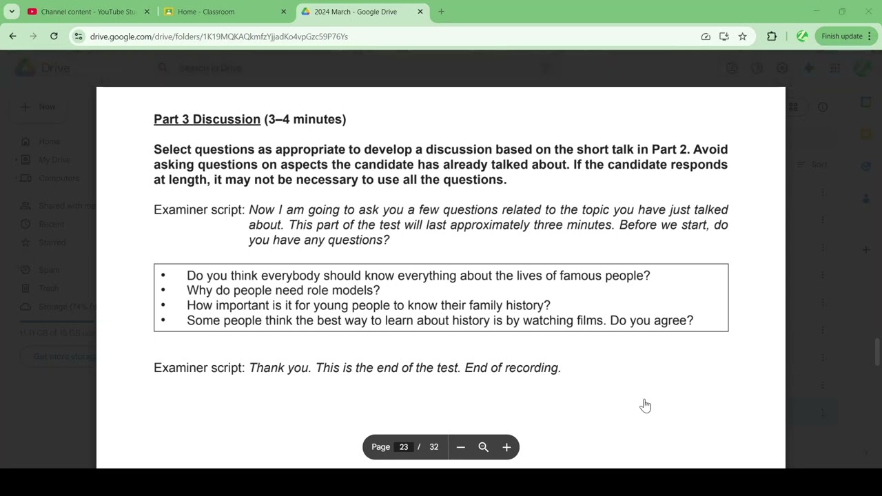 0510 Cambridge IGCSE ESL - Session 2025-26 - Class # 45