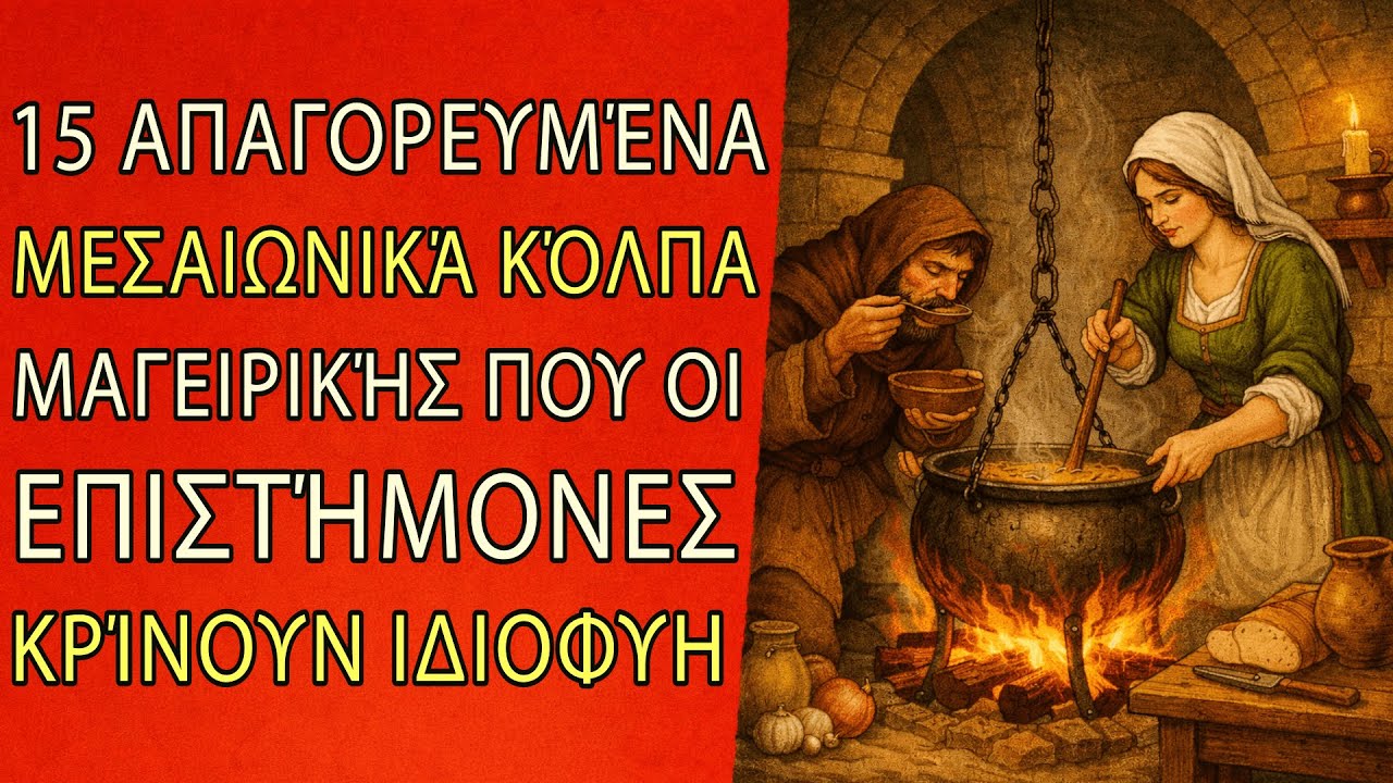 15 Απαγορευμένα Μεσαιωνικά Κόλπα Μαγειρικής που οι Επιστήμονες κρίνουν ΙΔΙΟΦΥΗ
