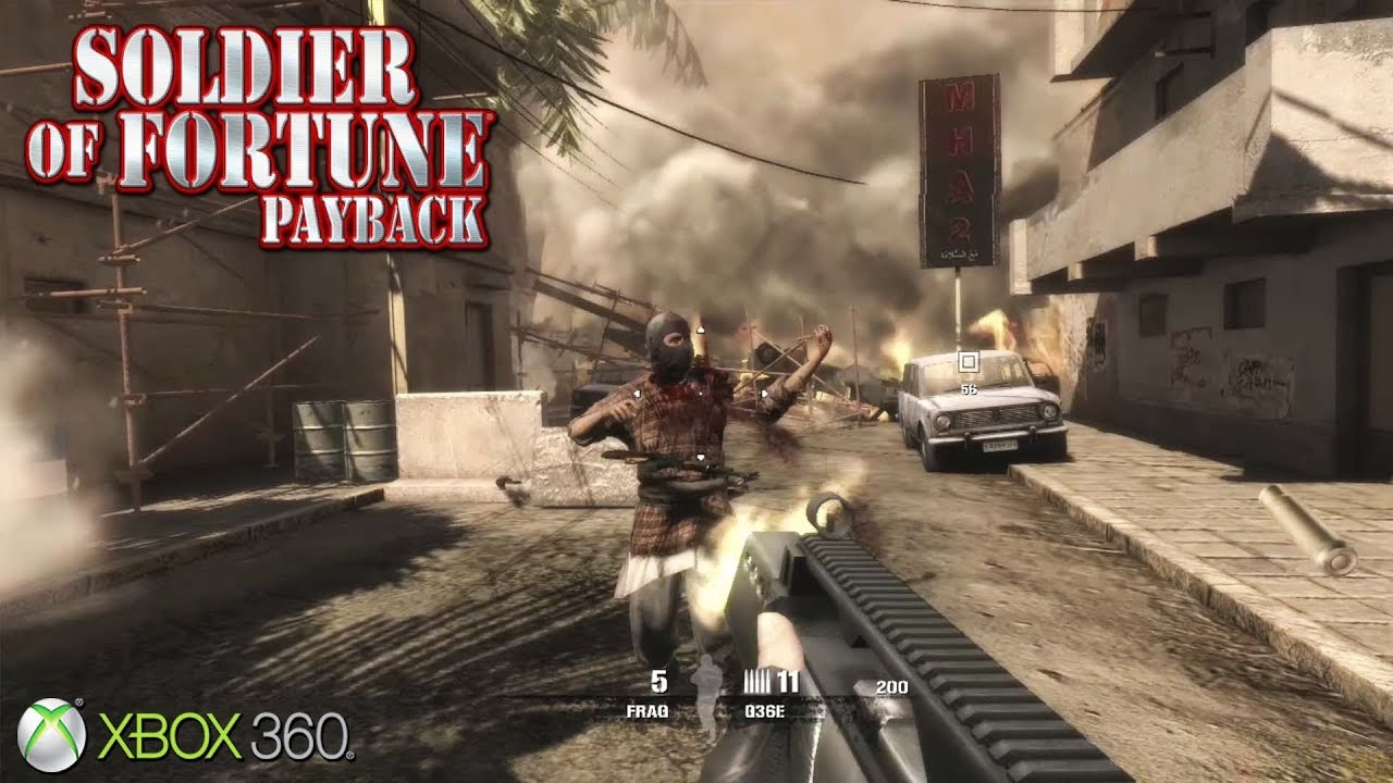 Soldier of Fortune: Payback - Xbox 360 / Ps3 Gameplay (2007)