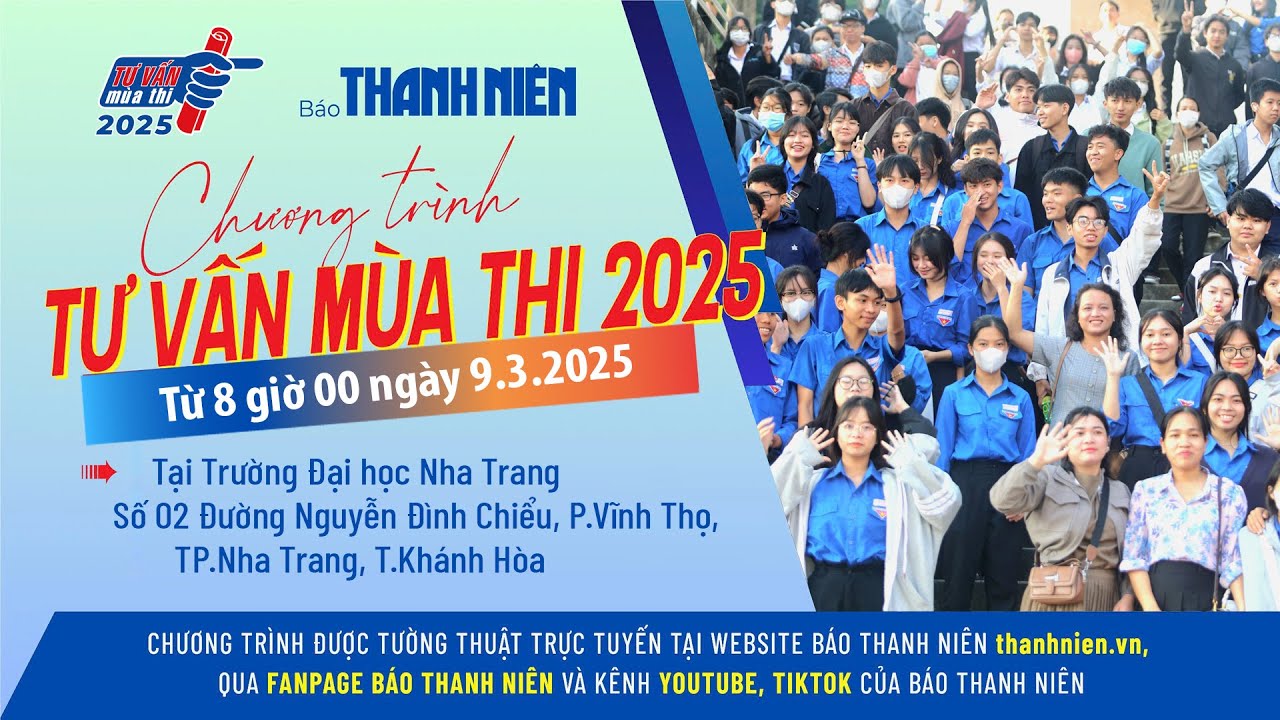 💥 Chương trình Tư vấn mùa thi 2025 tại TP.Nha Trang (Khánh Hòa)