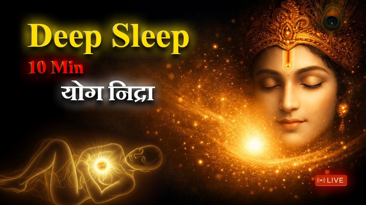 10 Min Yoga Nidra for Deep Sleep — आज ही गहरी नींद पाएं| LIVE