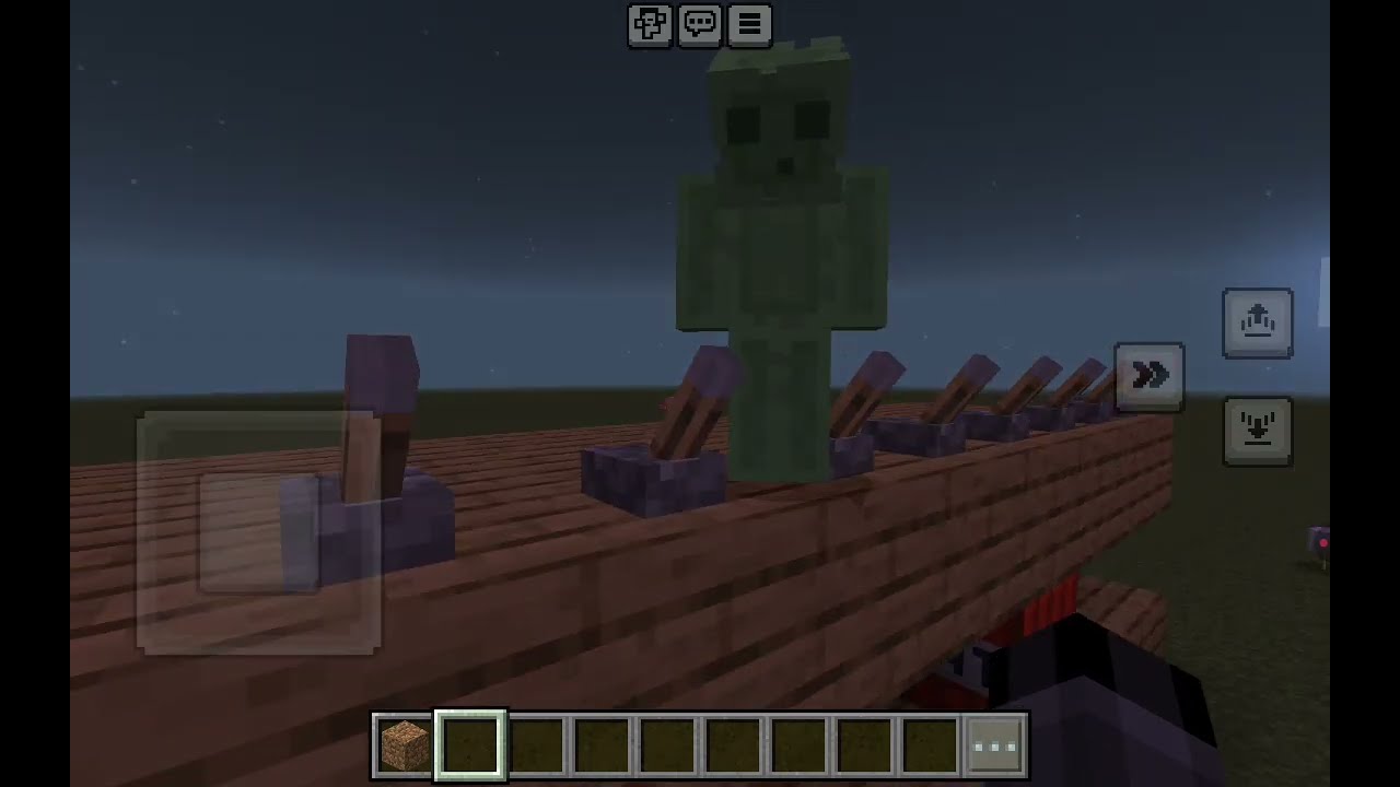 Playing a TNT mini game in Minecraft