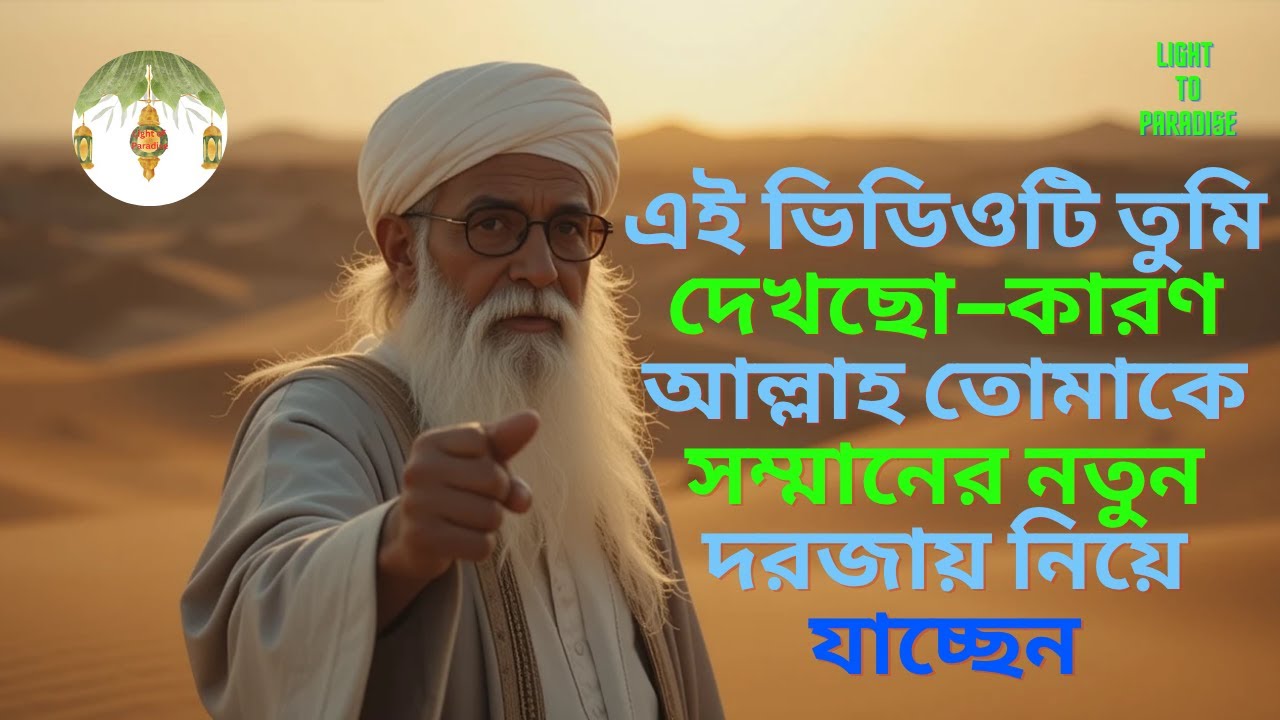 এই ভিডিওটি তুমি দেখছো—কারণ আল্লাহ তোমাকে সম্মানের নতুন দরজায় নিয়ে যাচ্ছেন