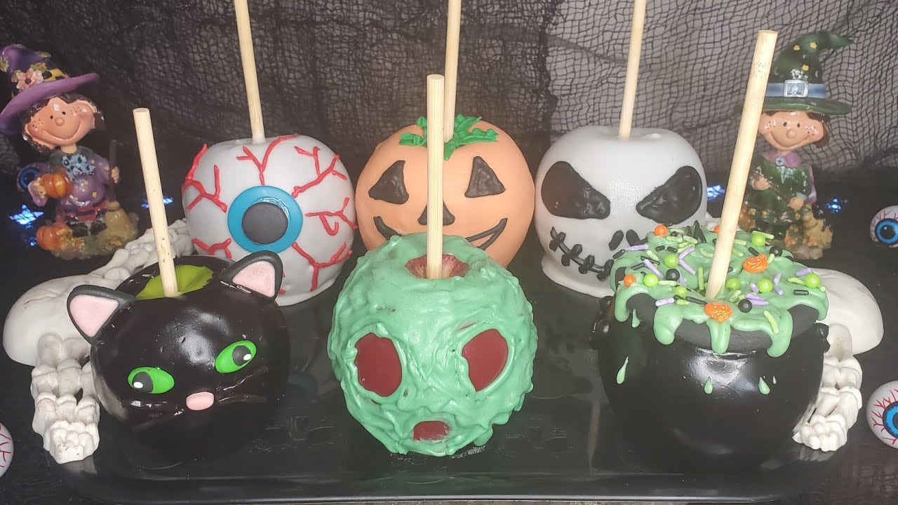Halloween Caramel Apples🍎/Manzanas Decoradas Para Halloween/Mamy's Delights