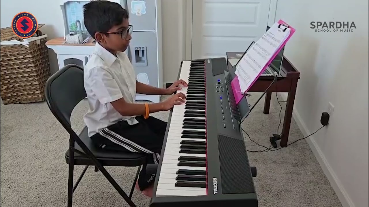 Saharsh | Spardha YouTube Performance Stage | Piano keyboard Performance