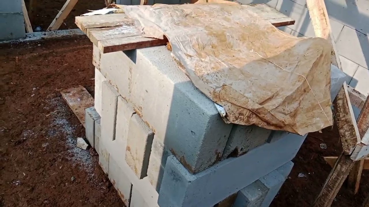 Bangun rumah 6x6 part 5 | Pasang kusen jendela dan bata ringan