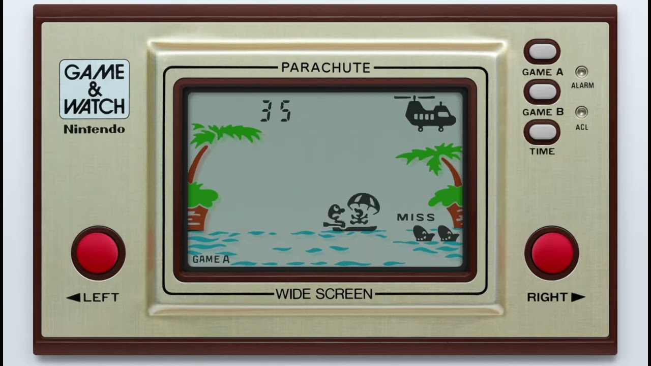 Game & Watch: Parachute [Handheld Longplay] (1981) Nintendo