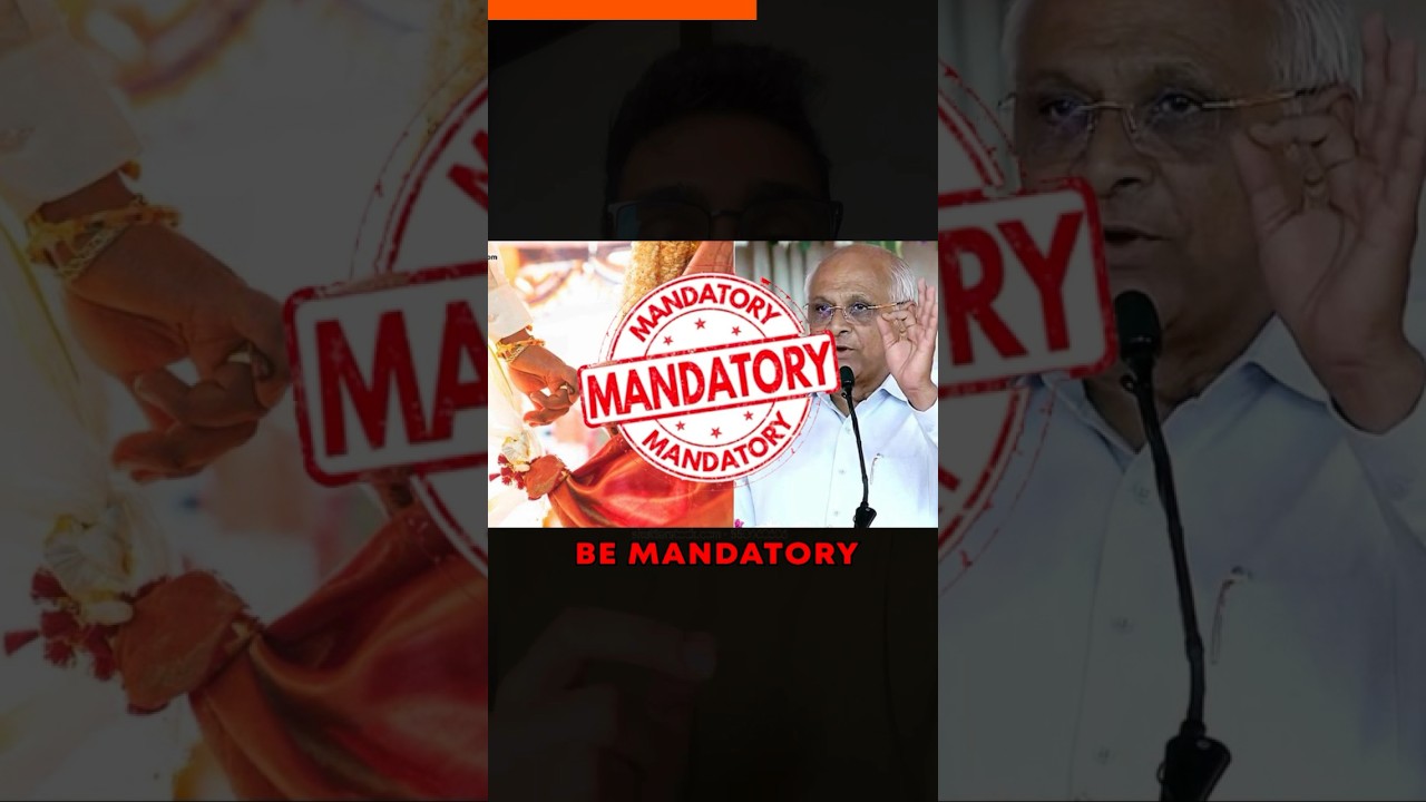 Gujarat introduces controversial law: Love marriages now require parental consent. #shorts