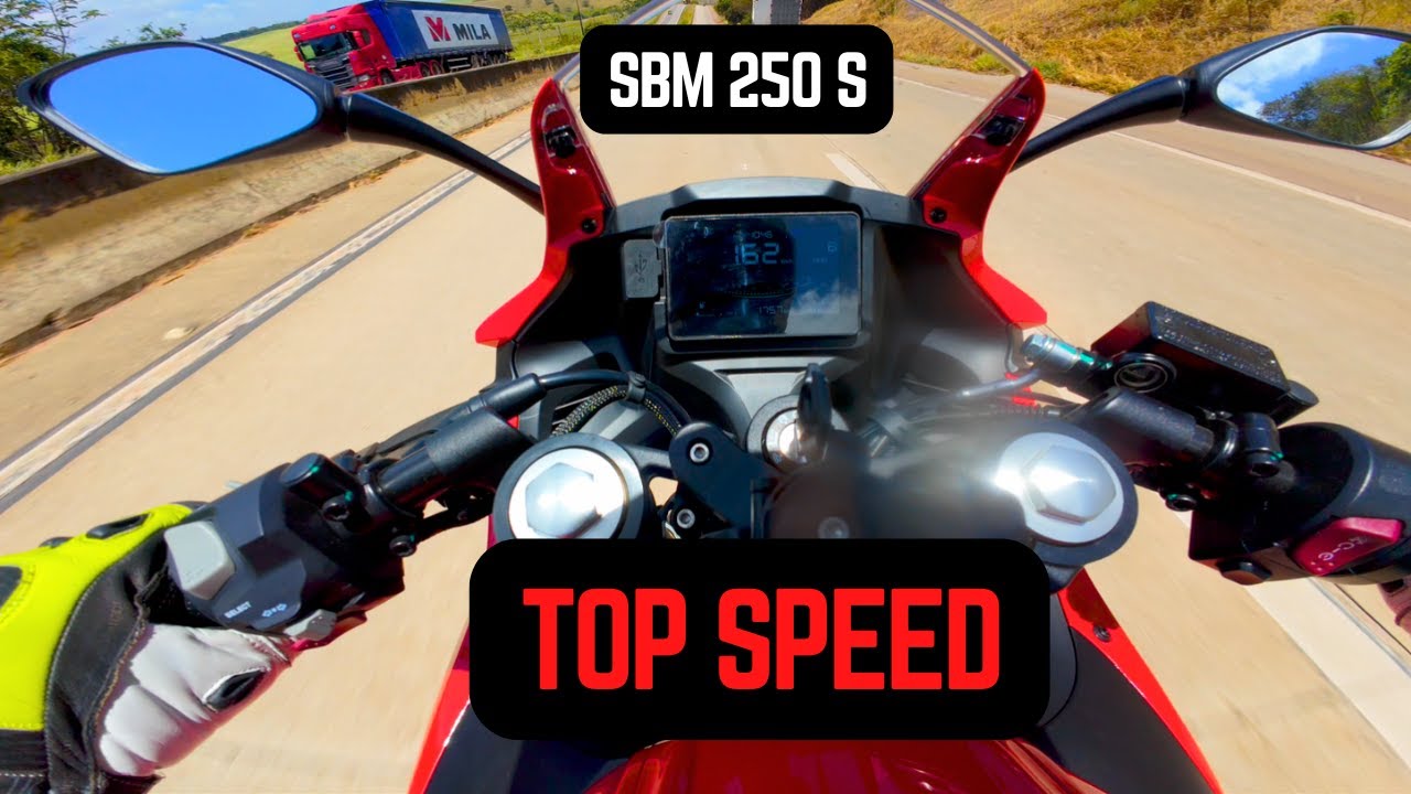 🔥 SBM 250 S - TOP SPEED  🔥