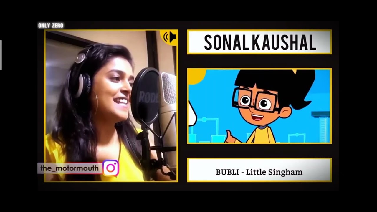 Sonal Kaushal ne Diya doraemon apni avaj