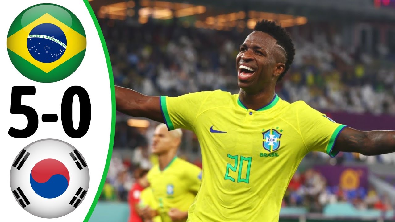 Brazil 5 x 0 South Korea | Extended Highlights and All Goals- 2025 HD
