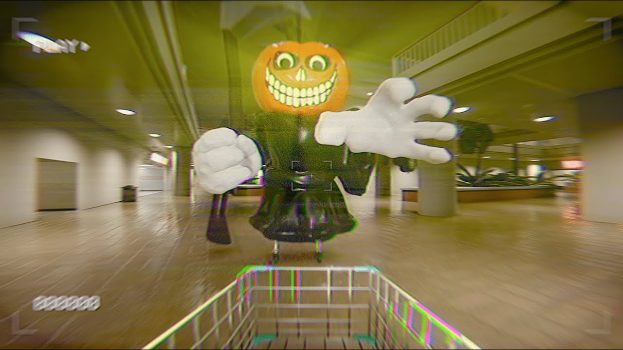 [😱GIANT PUMPKIN MONSTER] Dead Mall: Graveyard Shift (SHORT HORROR GAME)