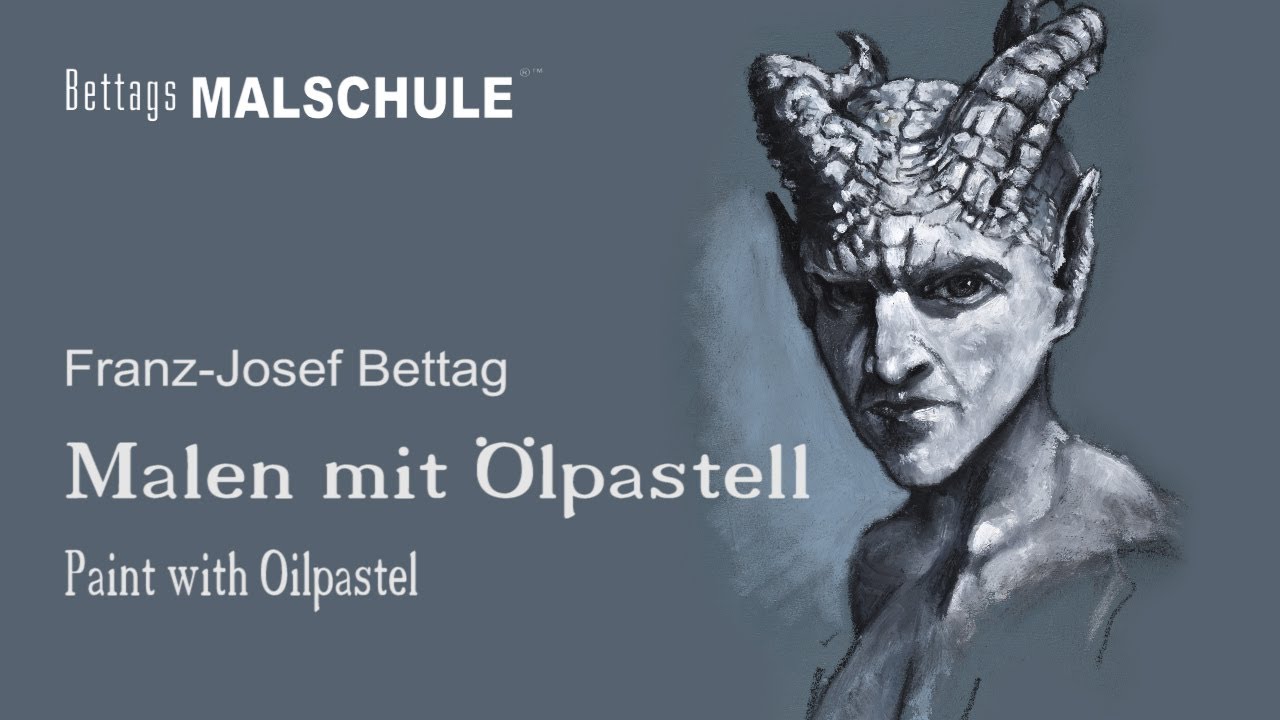 Paint with Oil Pastel - Malen mit Ölpastell