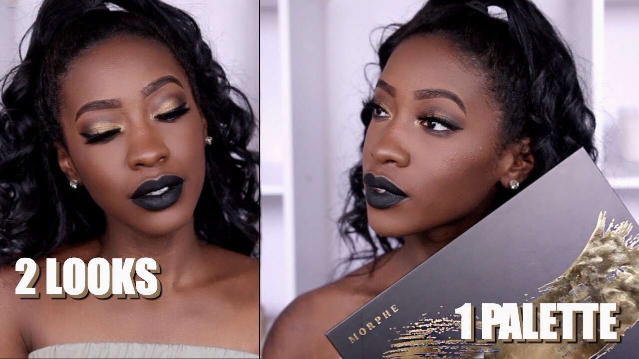 1 Palette 2 Looks: Morphe 39A Dare to Create Eyeshadow Palette