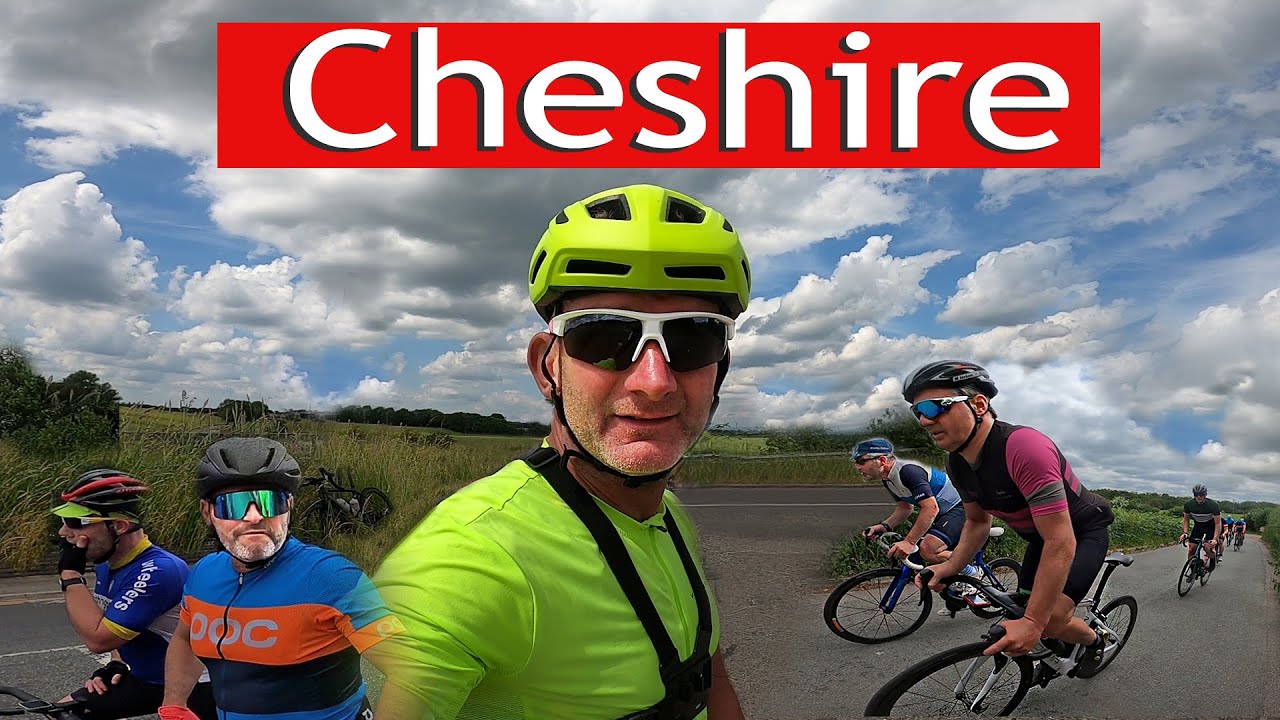 Cycling 100 miles around the county of Cheshire.