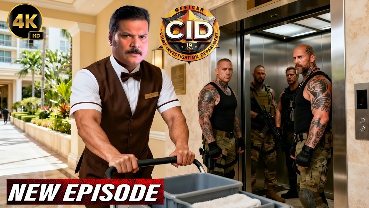 Hotel Boy का भेष बनाकर CID Officer Daya होटल में छुपे अपराधी पर रखी कड़ी निगरानी | CID New Episodes