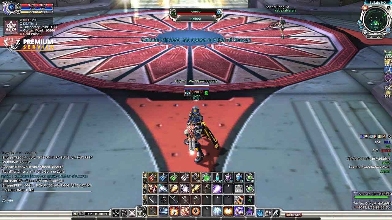 LIVE TRINITY 🔴 --  AKHIRNYA 50 YA ADICK ADICK  #rfonline #rftrinity #bellato
