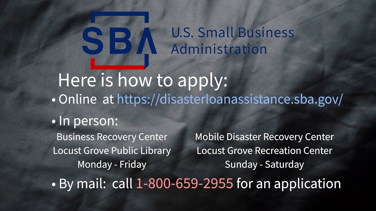 SBA Disaster Loans