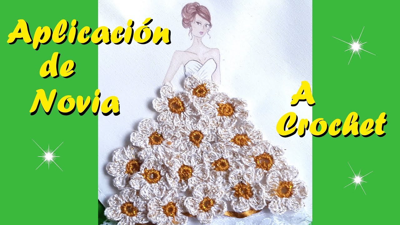 Aplicacion de Novia a Crochet  😍
