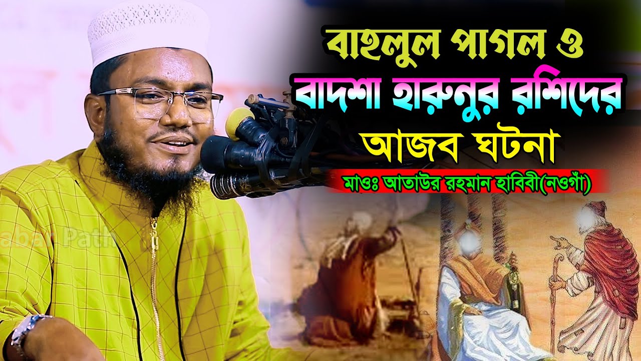 বাহলুল পাগল ও বাদশা হারুনুর রশিদের ঘটনা  | মাওঃ আতাউর রহমান হাবিবী নওগাঁ  Mau Ataur Rohoman 2023