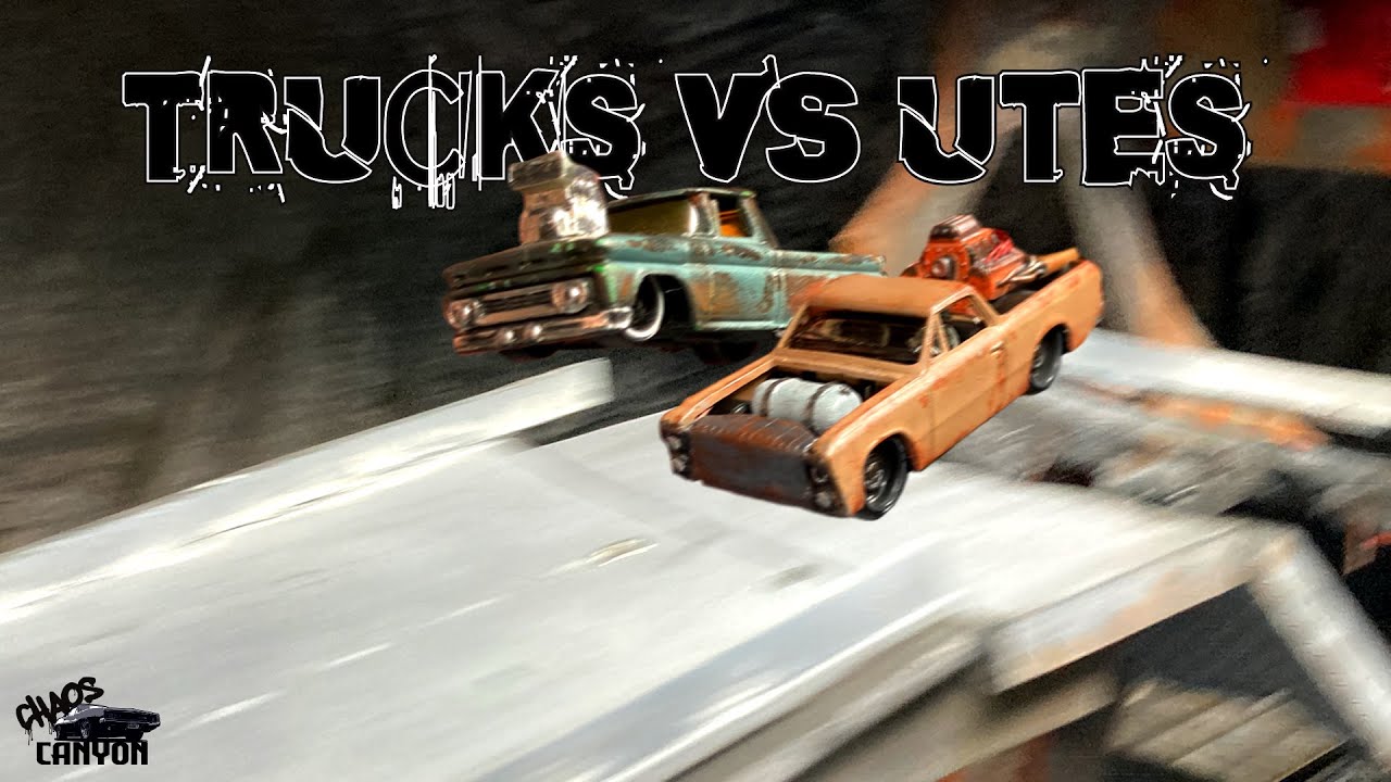 Trucks vs Utes   Diecast Racing