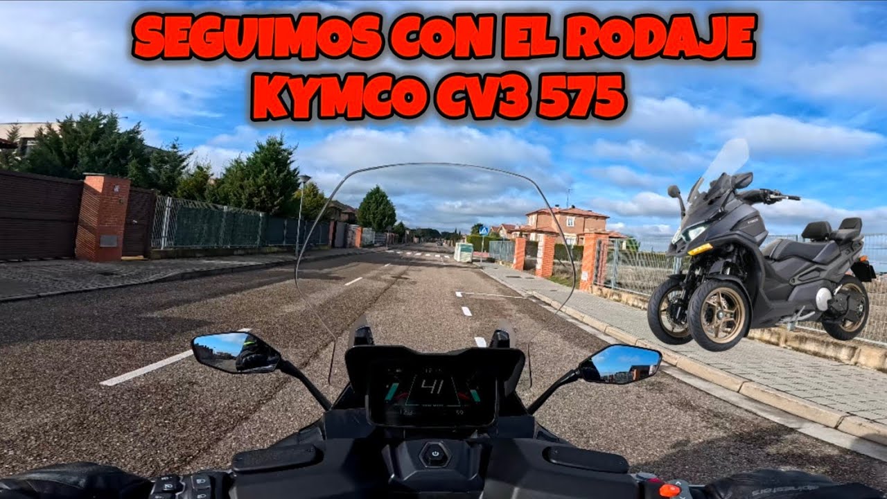 Ещё больше километров на Kymco CV3 575, этом чудесном мотоцикле...