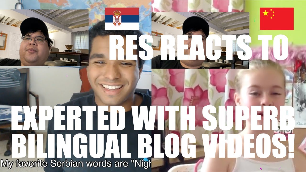 Res REACTS to Experted with Superb Bilingual Blogging Videos!!!