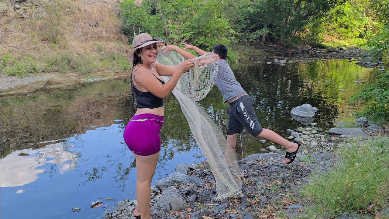 🚨Aprendiendo con david como tirar la atarraya  miren lo que paso🤭😱😅@sandri 503