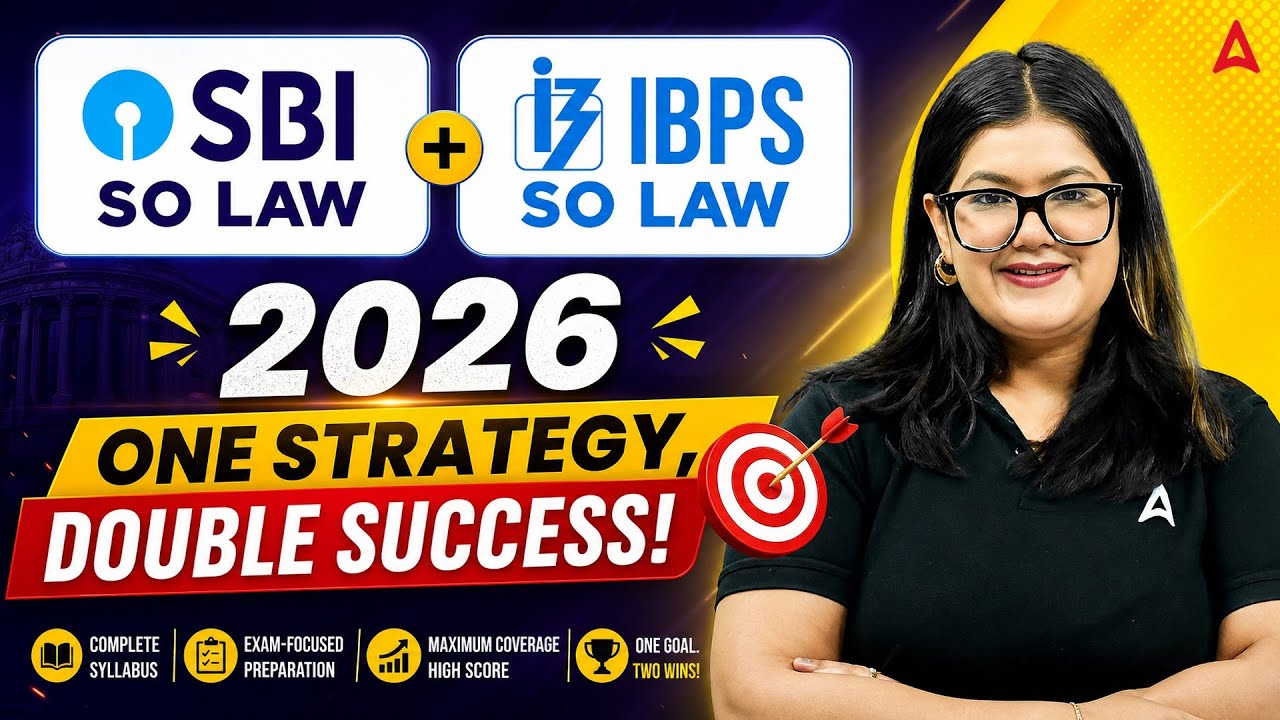 SBI SO Law and IBPS SO Law 2026 Preparation | One Strategy, Double Success