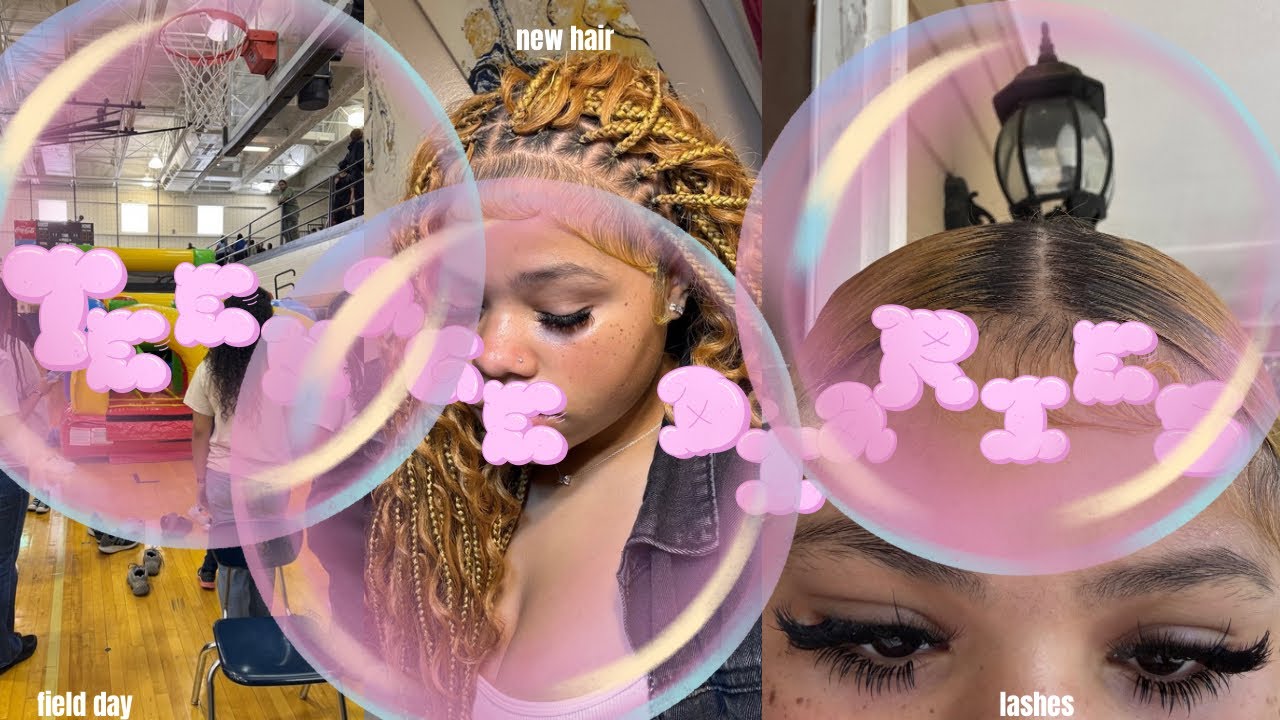 TEENAGE DIARIES 005| new hair, lashes, field day, school diaries, etc