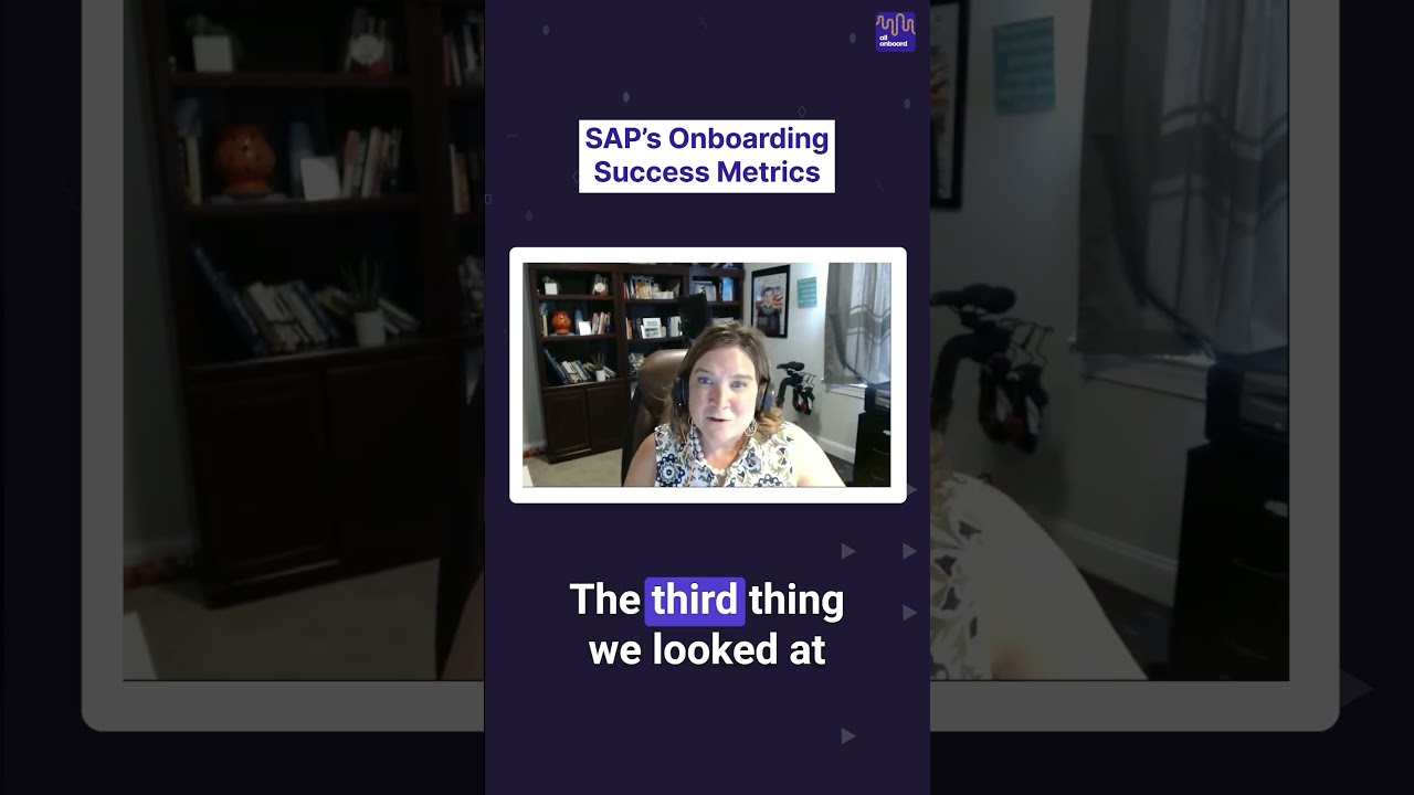 SAP’s Onboarding Success Metrics