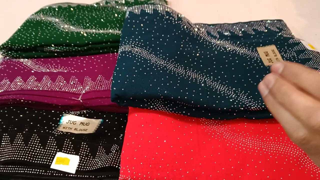 New Saree Lehriya Designs In Syroski Work #designersarees #rakeshsarees #newfancysaree