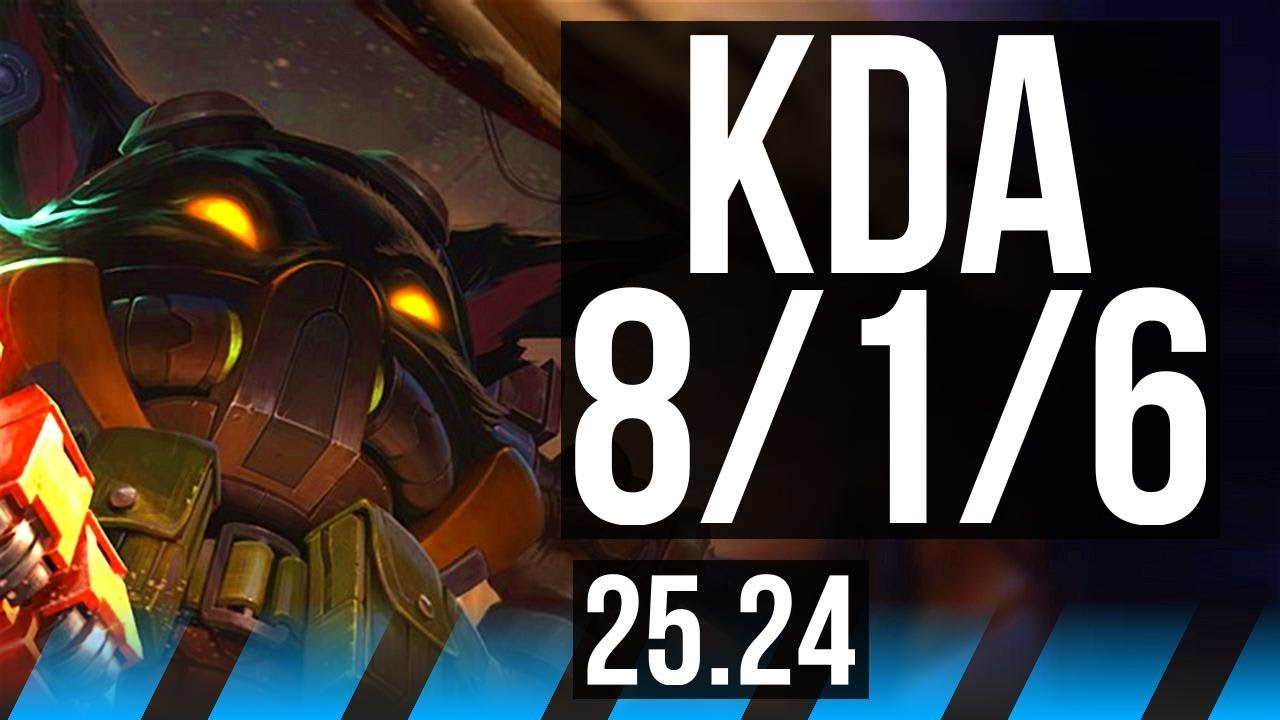 VEIGAR vs FIZZ (MID) | Good KDA: 8/1/6 | KR Master | 25.24
