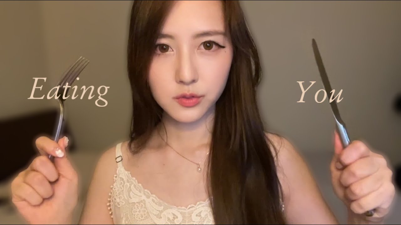 ASMR Eating You In 1MIN...!👄🥄