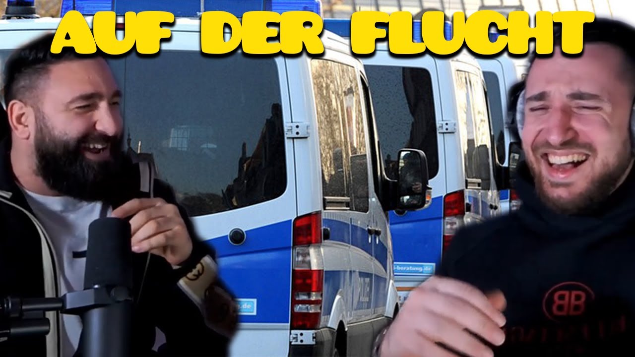 Sinan-G vs. 5 POLIZEI Mannschaftswagen 🚨 Lachkick Story 😂