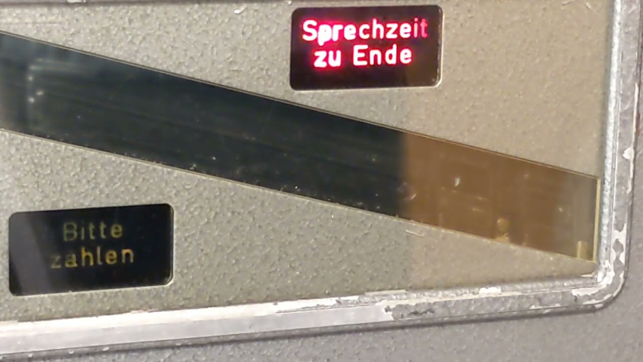 Demonstration Münzfernsprecher 56