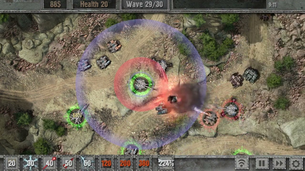 Defense Zone 2 Mission27 HARD Wave 27-30 Max Health