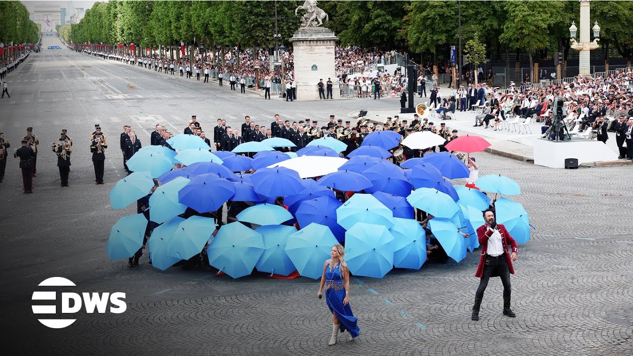 Emotional Moment: ‘Bleuet de France’ Performs Original Song for Veterans | Bastille Day 2025 | AQ1E