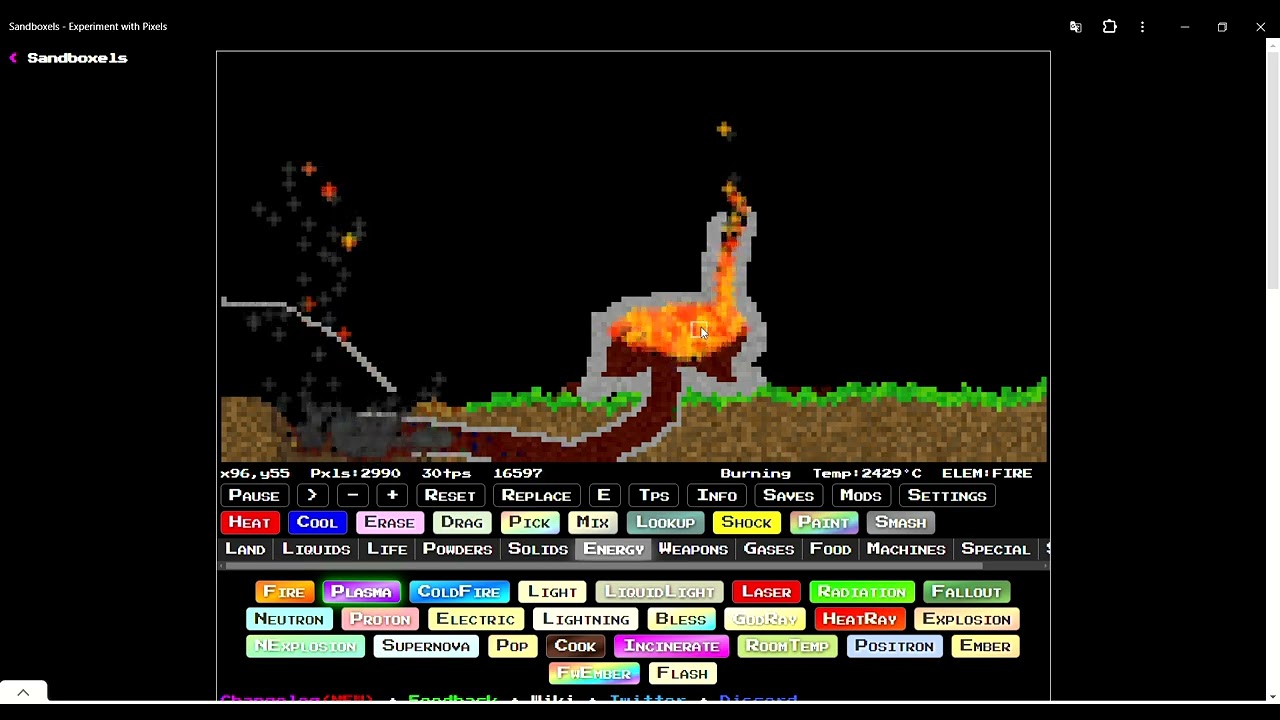 nuclear reactor incident in sandboxels