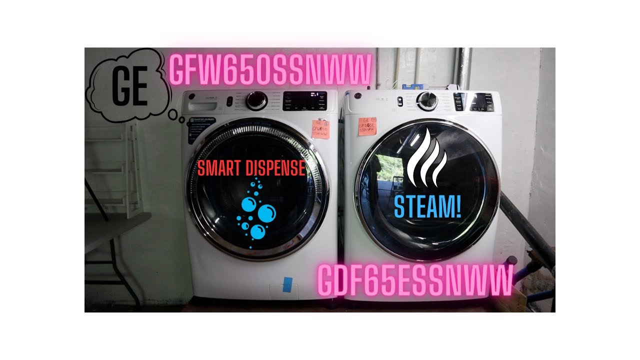 GE GFW650SSNWW & GFD65ESSNWW: Full Cycle Performance & Review Of Washer Dryer Sets | PEDRO DIY