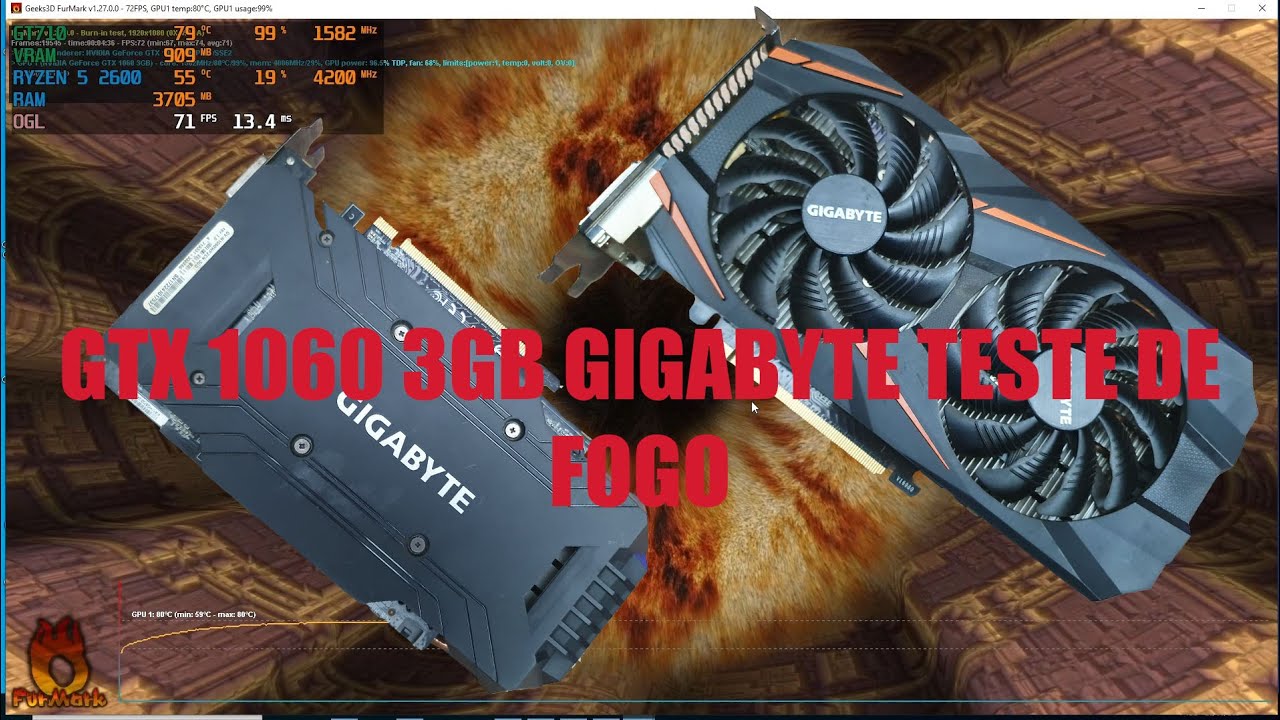 GTX 1060 3gb Gigabyte Unboxing comprada no Aliexpress