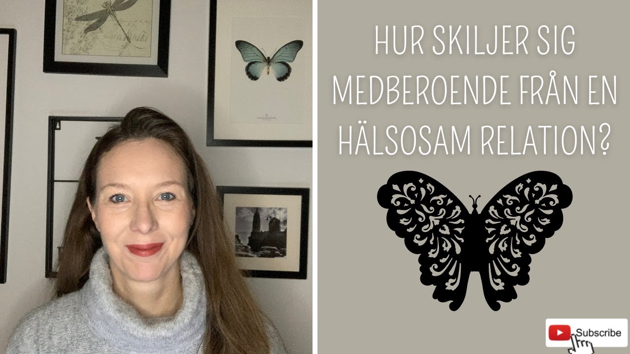 Hur skiljer sig medberoende ifrån en hälsosam relation?