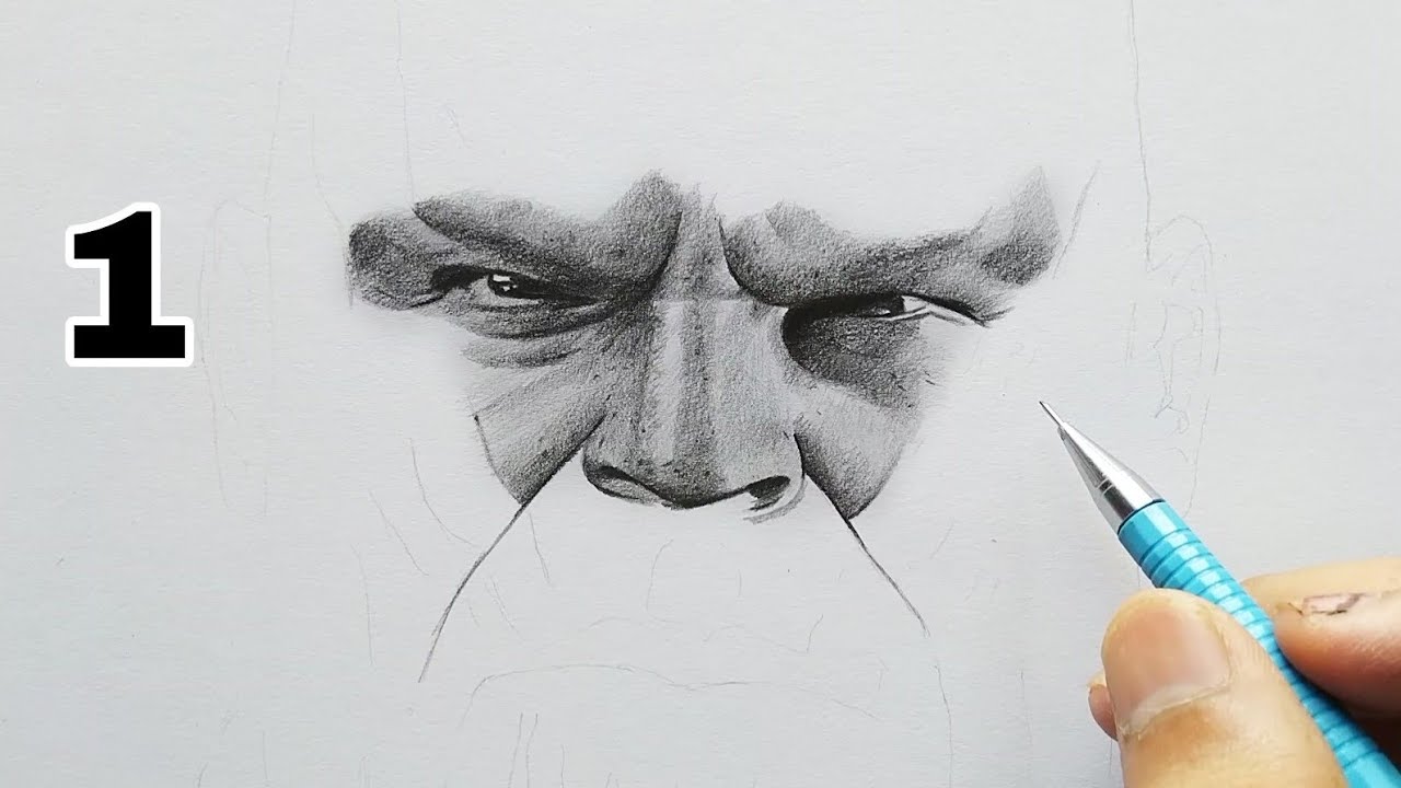 How I shade Thanos |  Without Blending.  Part- 1