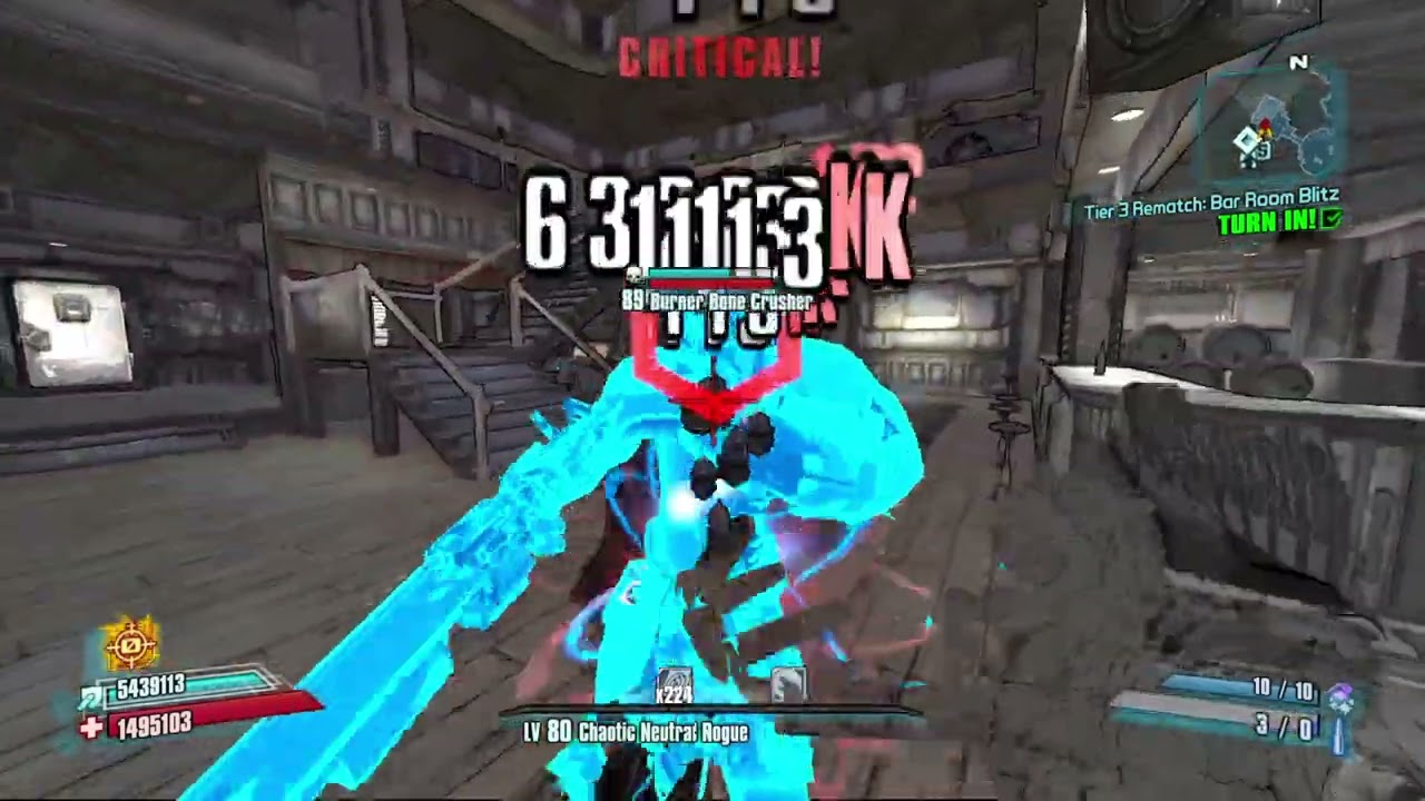 OP10 Sniper Zer0 vs Pyro Pete (0:08)(Full Setup + Kill) - Borderlands 2