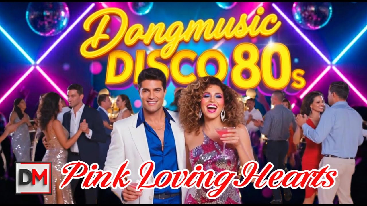 Pink Loving Hearts 💕 Retro Euro Disco Dance Remix