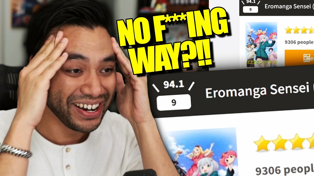 Gigguk Can't Believe Eromanga Sensei Is Actually in Japan’s Top 10 Anime of All Time