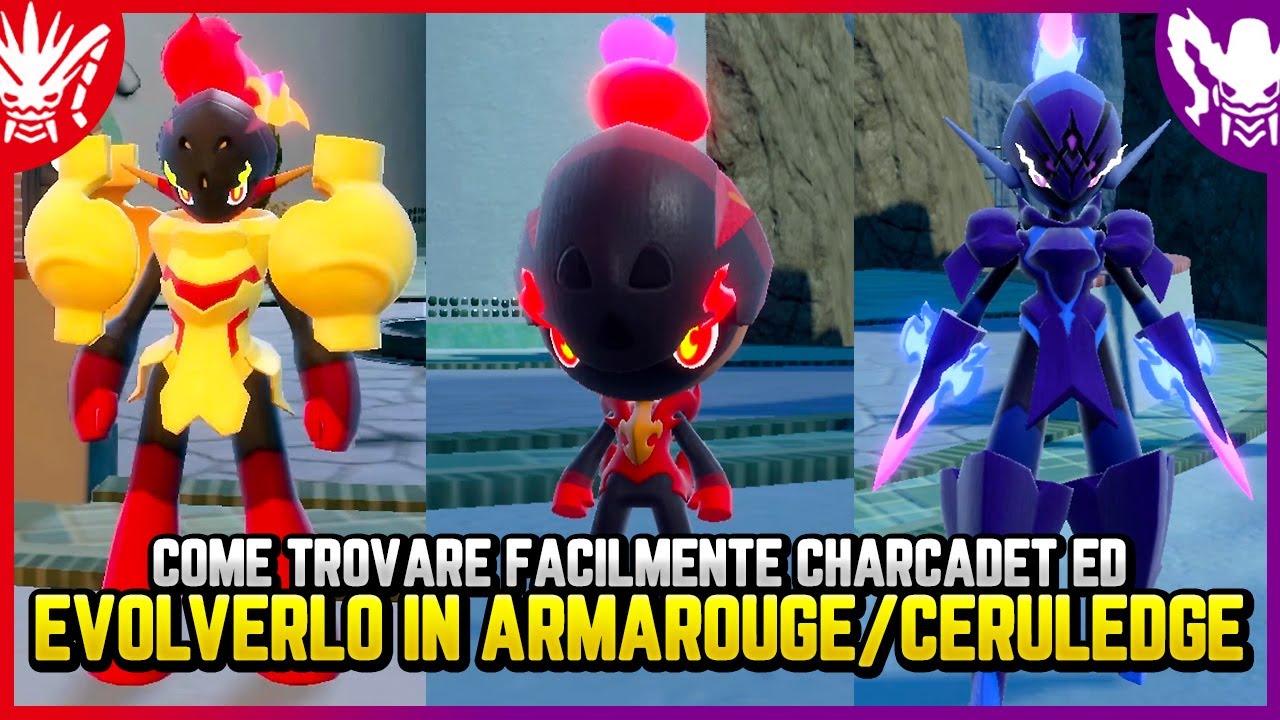Come trovare facilmente Charcadet ed evolverlo in Armarouge/Ceruledge su Scarlatto e Violetto!